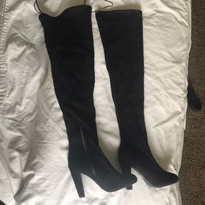 Black Thigh Boots
